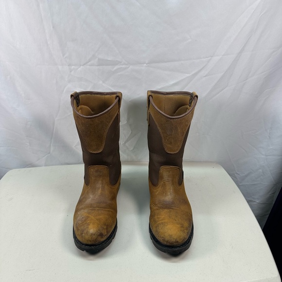Carhartt Sz 11 Women Wellington Soft Toe Work Boots CWP1250 Waterproof Leather - Picture 2 of 8